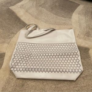 Esteé Lauder faux leather tote